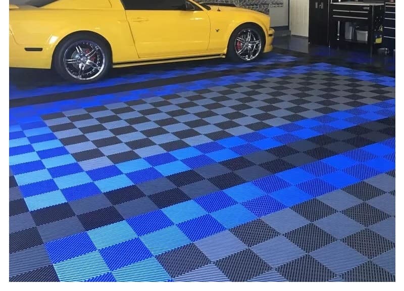 Exemple de pose de dalle grille